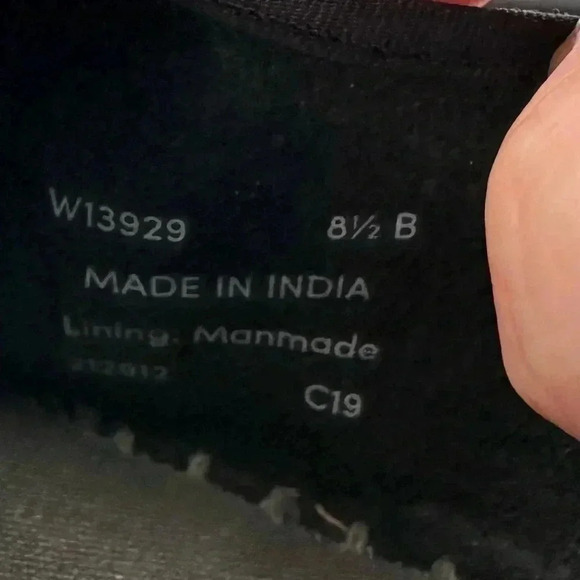 Cole Haan Grand OS womens flats size 8.5 black leather flatform Espadrilles - Picture 11 of 12